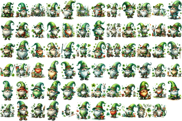 71 Watercolor St Patrick s Day Bundle Illustrations