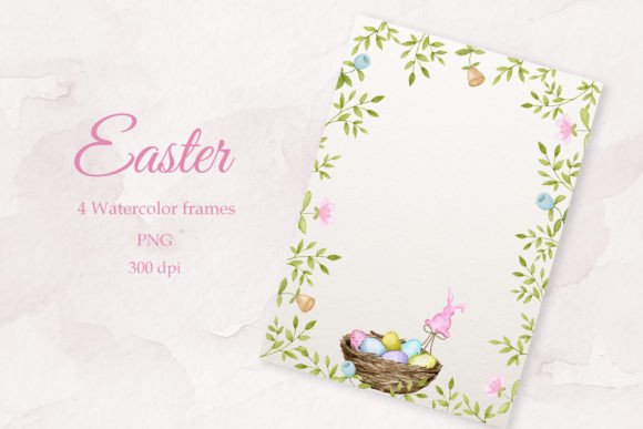 Easter Frames Watercolor Set: An Embroidery Review