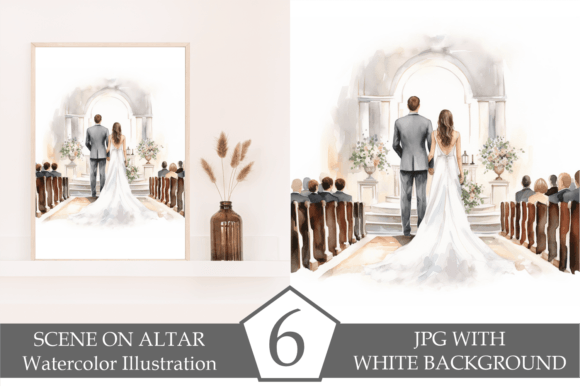 Watercolor Marriage Clipart: Wedding Illustrations Review