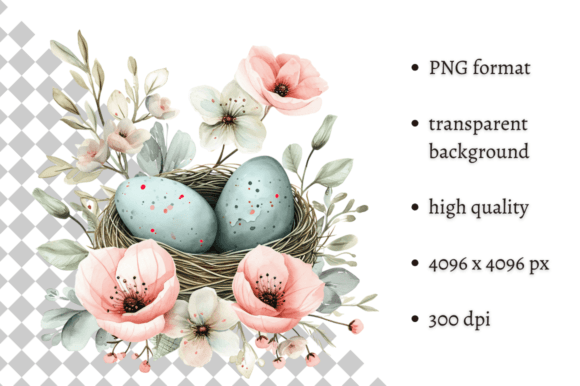 Watercolor Mint Easter Eggs Clipart Illustrations Review