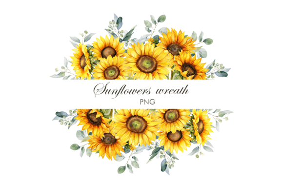 Watercolor Sunflowers Frame PNG: A Designer’s Review
